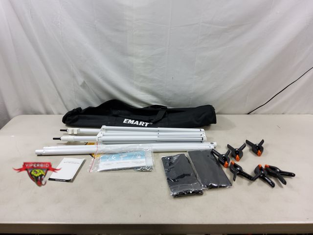 Lot 7-130660 - Emart 10 X 7 Ft. Adjustable Photo backdrop stand.