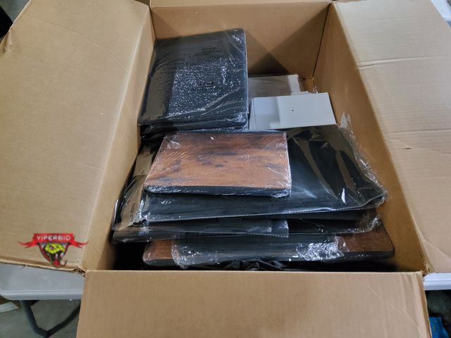 Lot 7-130315 - Lot of assorted fabric bin drawers for storage organizers / dressers.