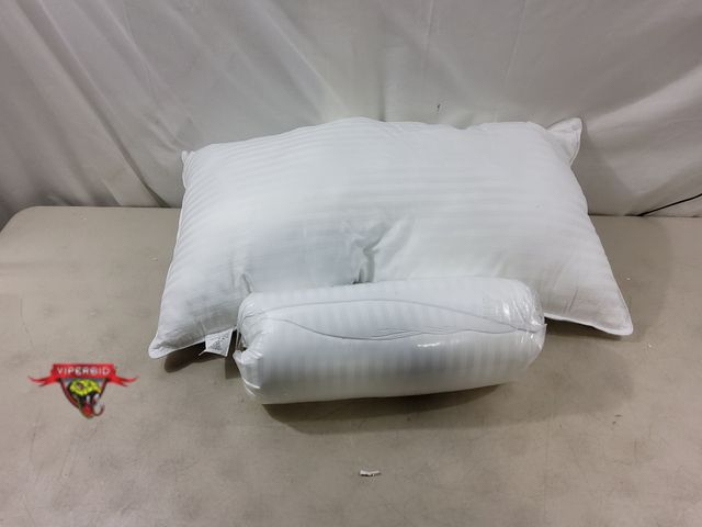 Lot 7-130288 - (2) Beckham Hotel Collection down alternative king size pillows.