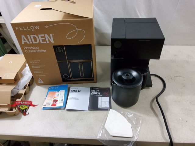 Lot 7-133421 - Retail value $399.  Lightly used.  Fellow Aiden Precision Coffee Maker – Automatic Drip Coffee Maker...