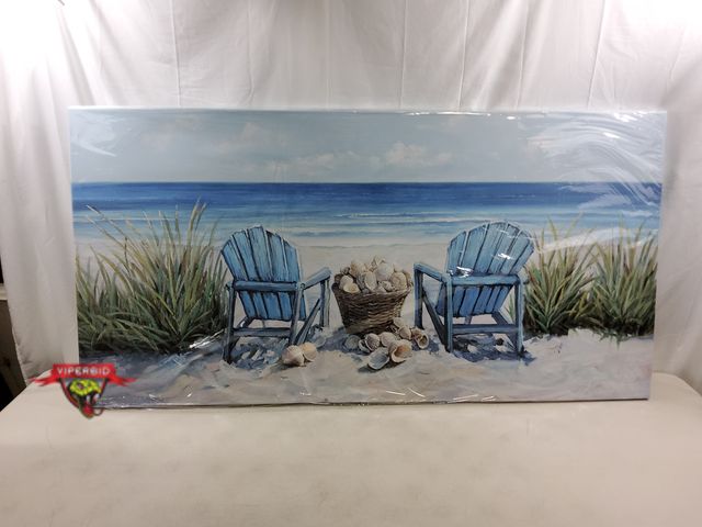Lot 7-123317 - New! Canvas wall art. 57-3/4" X 29"H.