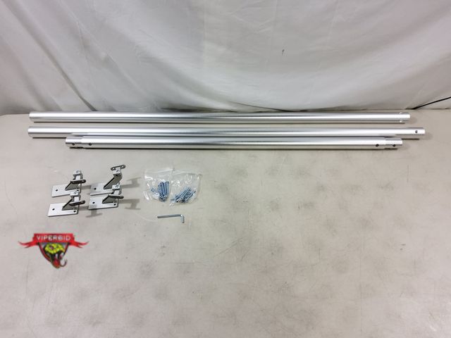 Lot 7-130366 - Retail value $129! 11 ft. Aluminum indoor/outdoor handrail with brackets.