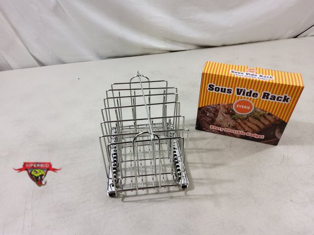 Lot 7-130030 - Everie  sous vide rack for 12 qt. containers. 6.3"D x 8.1"W x 6.5"H