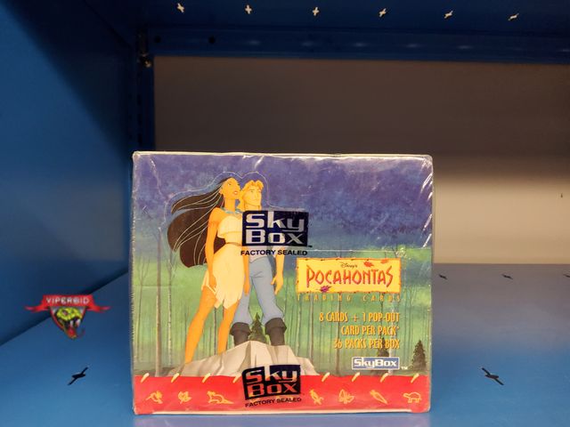 Lot 7-132710 - New! Factory Sealed. SkyBox Disney's Pocahontas trading cards. 36 packs per box.