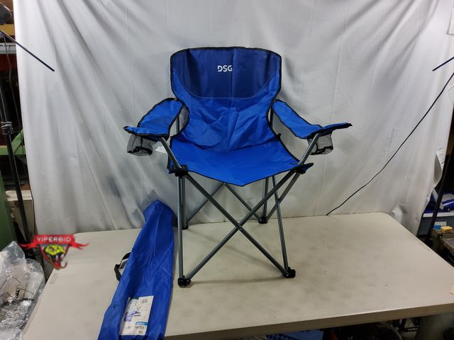 Lot 7-131831 - DSG Foldable camping chair with bag.