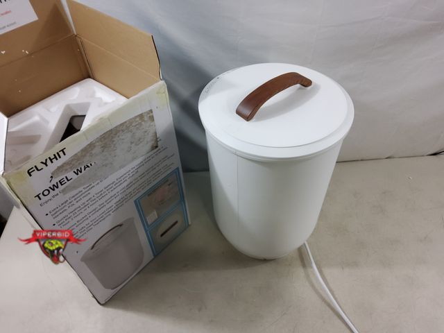 Lot 7-131721 - Flyhit towel warmer. Tested to warm.