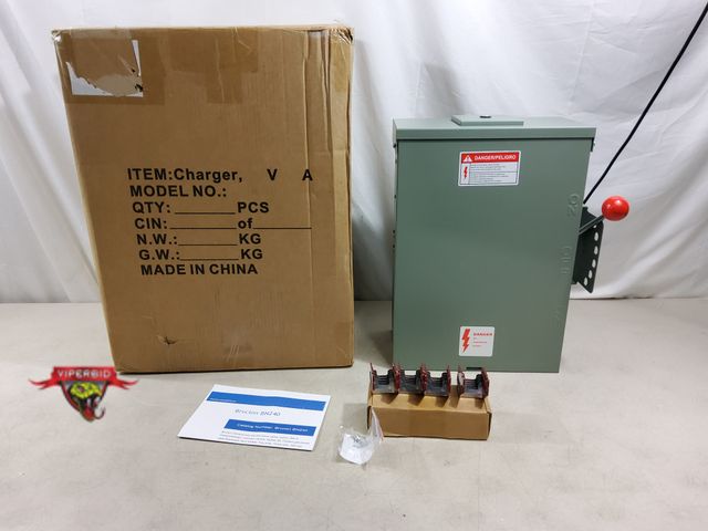 Lot 7-134903 - 200A Generator Transfer Switch. 200A, 120/240V, 2-Pole, NEMA 3R Enclosure.