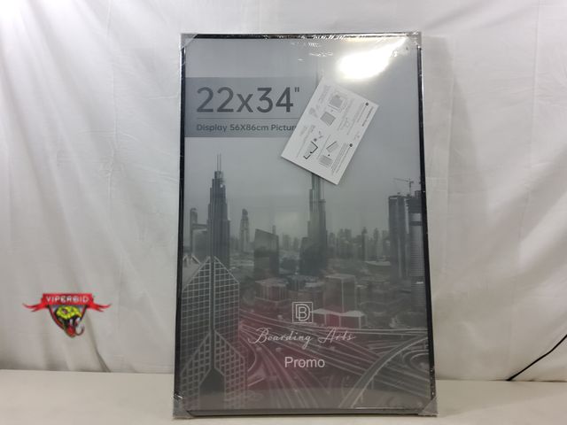 Lot 7-130341 - (4) Boarding Arts poster frames. 22" X 34".