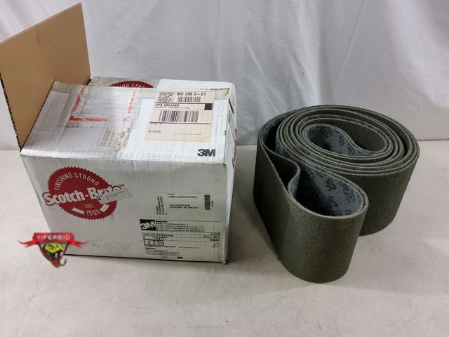 Lot 7-135826 - New! (2) 3M Scotch-Brite surface conditioning belts LS. 6" X 186".