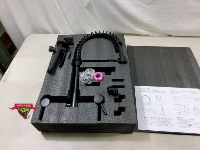 Lot 7-130965 - Wall Mounted Faucet. (8.03" center inlets)