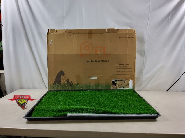 Lot 7-133862 - Pick For Life pet potty toilet artificial grass tray. 35" X 22-2/3".