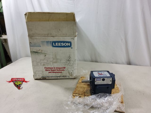 Lot 7-134892 - Leeson IronMan by Ohio Gear gear reducer. Cat. no. W8130008.00. Model B813-40. Input: .247. Ratio: 4...