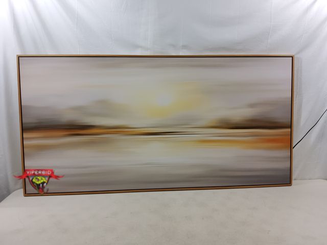 Lot 7-130891 - New! Framed canvas wall art. 57-5/8" X 28-3/4"H.