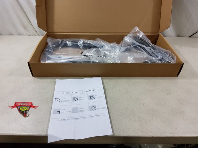Lot 7-134945 - Zookasea u-shaped hand rail for outdoor steps. 1-3 steps.