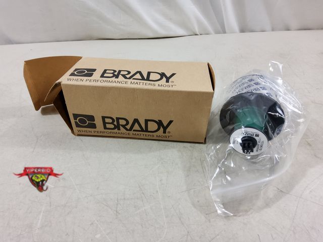 Lot 7-132559 - Retail value $161! New! Brady IP-R4402-BL Blue Printer Ribbon Roll - 3.27 in Width - 984 ft Length.