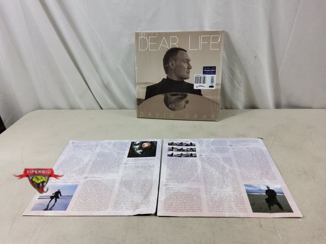 Lot 7-135599 - Dear Life David Gray vinyl record. Includes 2 vinyls. Look like new.