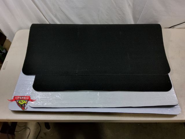 Lot 7-134432 - (2) Low profile black rug with "Tacky / Sticky" Back for hardwood floors. (1) is 40" X 4 ft. and (1)...