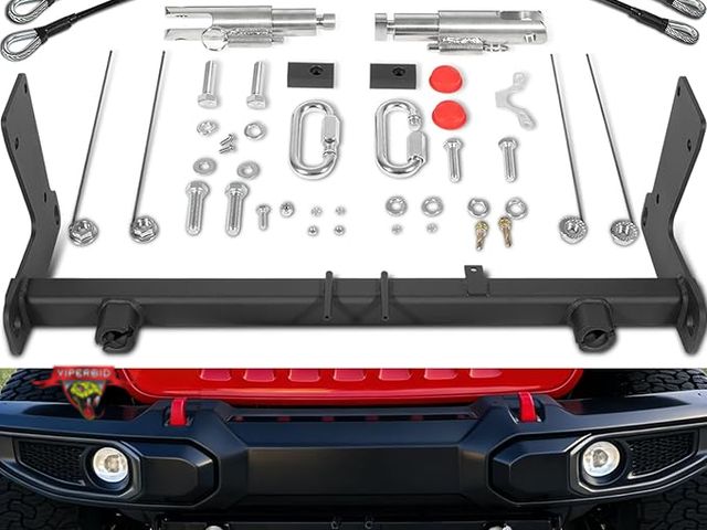 Lot 7-130864 - New! Retail value $189! BX1139 Tow Bar Base Plate Tow Bar Bracket For 2018-2024 Jeep Wrangler JL JLU...