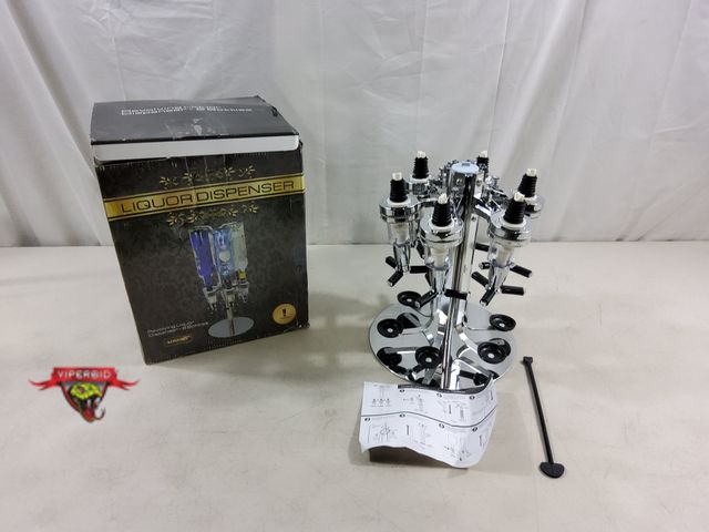 Lot 7-123329 - 6-Bottle Revolving Liquor dispenser.