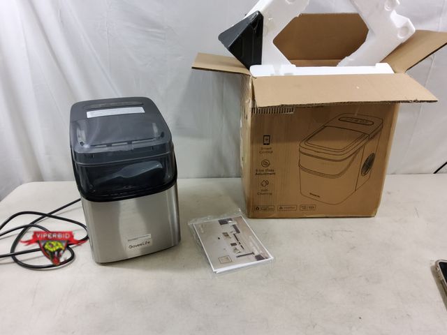 Lot 7-133359 - Retail $139! GoveeLife Smart Ice Maker Countertop, Portable Ice Machine with Voice Control, 9 Ice Cu...
