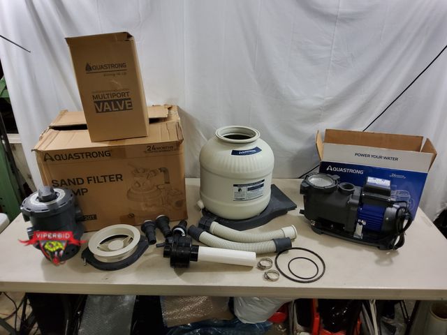 Lot 7-134533 - Aqua Strong swimming pool pump. Model PSP050T-PU. Appears to have been used - Unable to test.