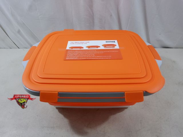 Lot 7-134597 - CoSparx 16L BBQ Prep tub with locking lid.