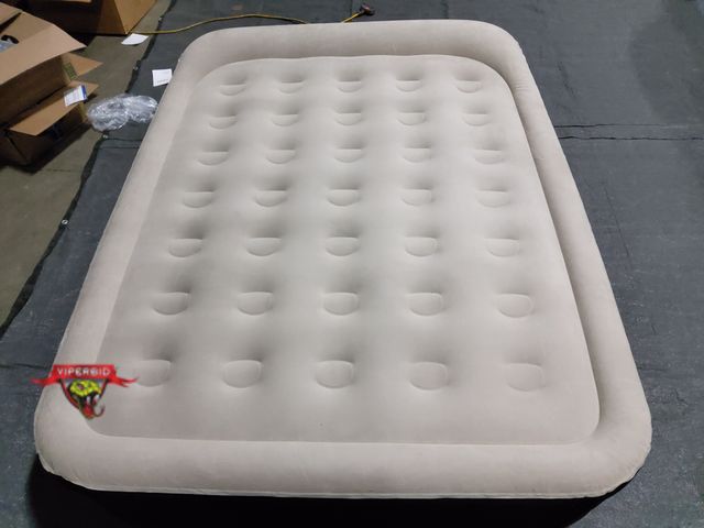 Lot 7-131290 - King Koil Queen Size Double High Air Mattress with Built in Pump.
