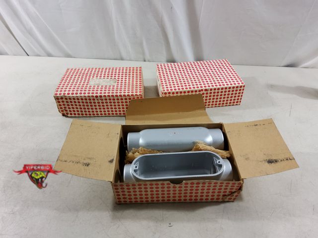 Lot 7-135863 - (6) Red Dot AC-5 1-1/2 Conduit Outlet Boxes.