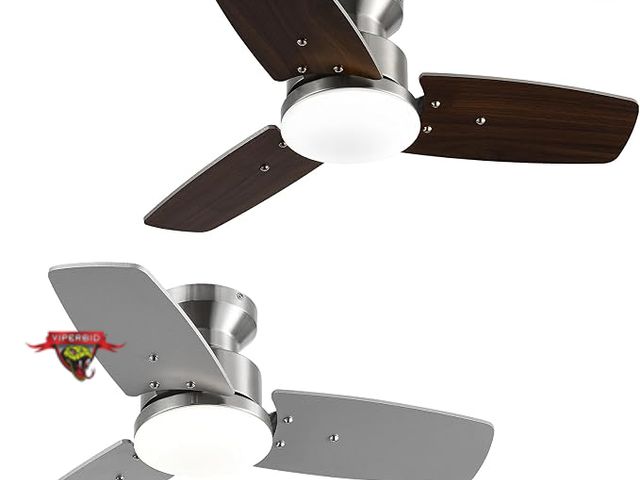 Lot 7-132836 - New! (2) Conciseer 30" Ceiling fans with remotes.