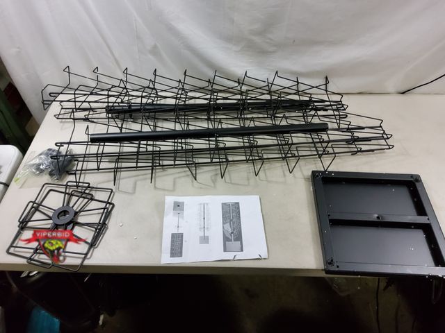 Lot 7-131317 - Rotating Magazine Rack Floor,Brochure Display Stand. 13.78"D x 13.78"W x 63"H