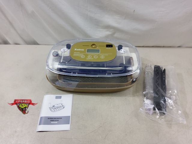 Lot 7-131488 - Xilantz 24 Egg incubator. Model DLM-24. Tested to power on.