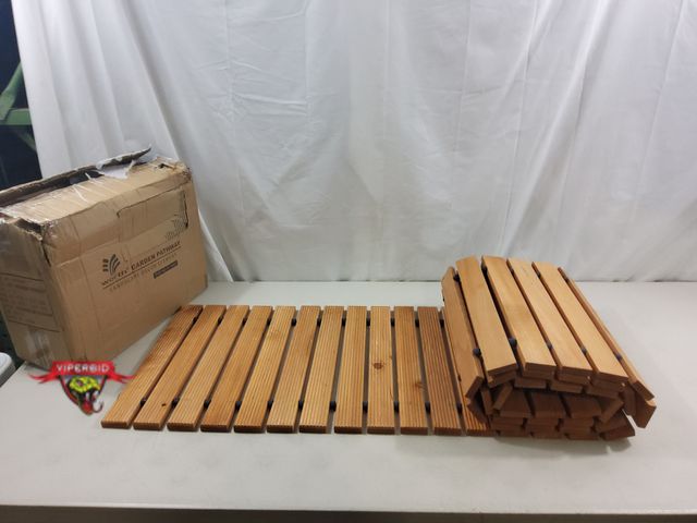 Lot 7-131069 - New! 9 ft. Wooden pathway. 17"W.