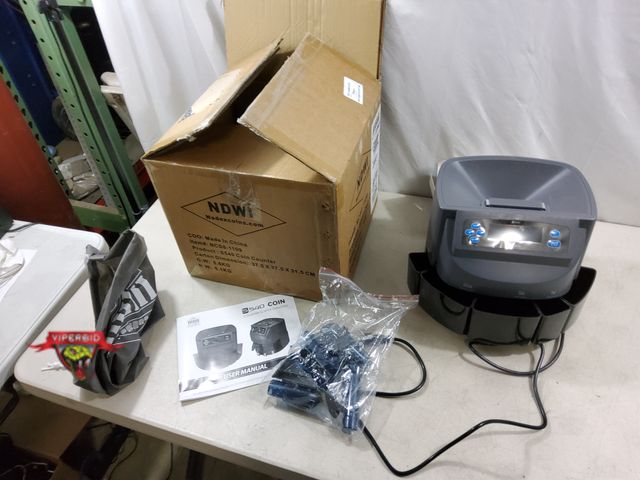 Lot 7-134555 - Nadex S540 Coin Counter, Sorter, and Wrapper. Tested to power on.