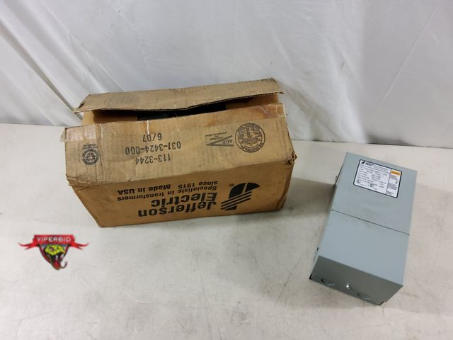 Lot 7-133953 - Jefferson Electric powerformer. Outdoor Type 3R UL.  Cat no. 411-0071-000. VA; 1000. Freq: 60 hz. Ph...