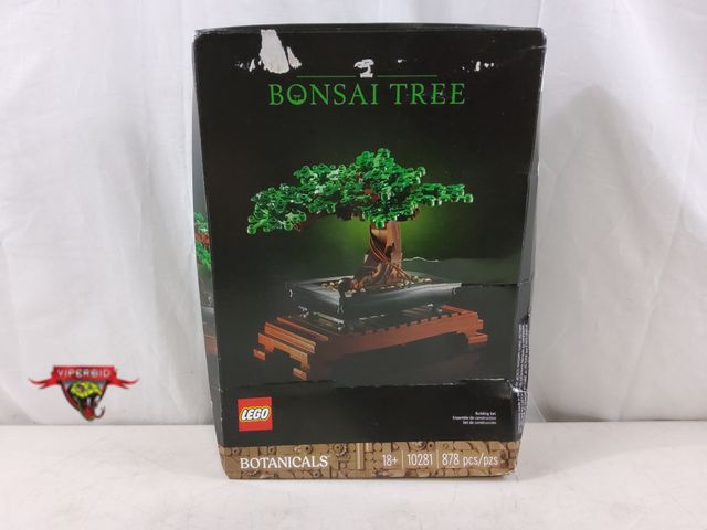 Lot 7-133471 - New - damaged box. Lego Botanicals Bonsai Tree. #10281. 878-pcs.