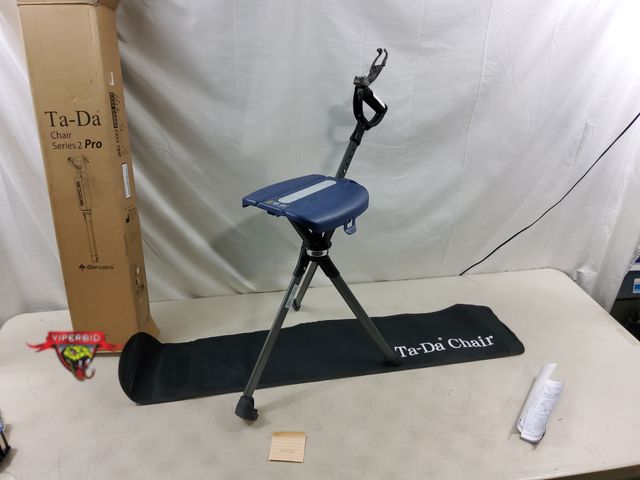 Lot 7-131612 - Retail $119! STEP2GOLD Ta-Da Chair Series 2 PRO, Portable Trekking Hiking Pole, Folding Walking Stic...