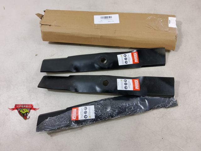 Lot 7-130999 - Grasscool M145476 Mower Blades with Circle Mounting Pattern. 17"L.