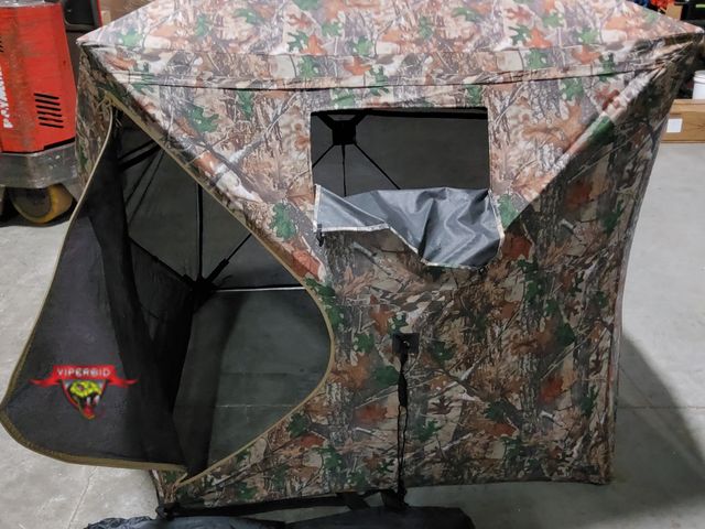 Lot 7-135771 - Pop-Up 360 see through hunting ground blind.  58" X 58" X 5-1/2 ft.