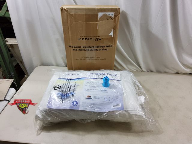 Lot 7-132512 - Mediflow original fiber water pillow. 20" X 28".