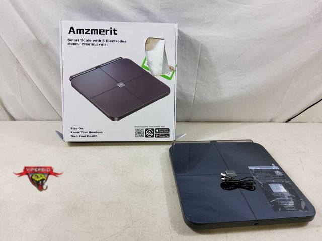 Lot 7-133023 - Amzmerit smart scale with 8 electrodes. Model CF661BLE+WIFI.