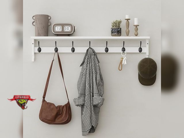 Lot 7-130774 - Ambird Wall Mount Coat Rack.  35"L.