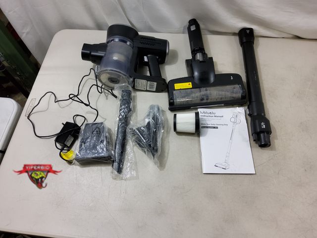 Lot 7-130060 - Gently used. Lubluelu cordless vacuum cleaner. Model 202. Tested.