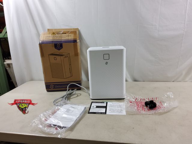 Lot 7-133764 - HUMILABS 1600 sq. ft. Dehumidifier with wheels. Model OL07-D008A. Tested to power on. 9.4"D x 7"W x ...
