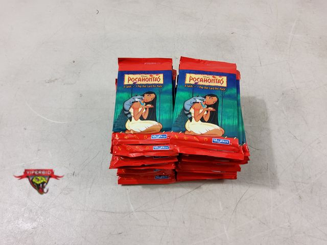 Lot 7-130702 - Sealed packs! SkyBox Disney's Pocahontas trading cards. 36 packs.
