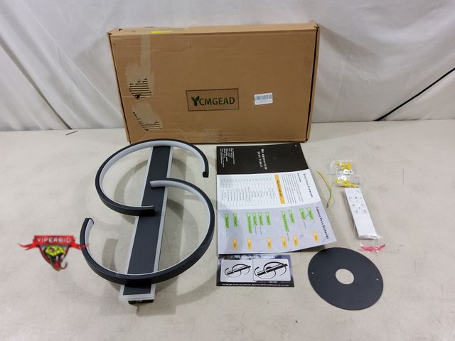 Lot 7-134127 - Ycmgead led ceiling light with remote. 19.68"L.