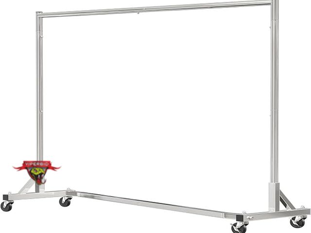 Lot 7-133566 - Simple Trending Industrial Z Base garment rack. 70".