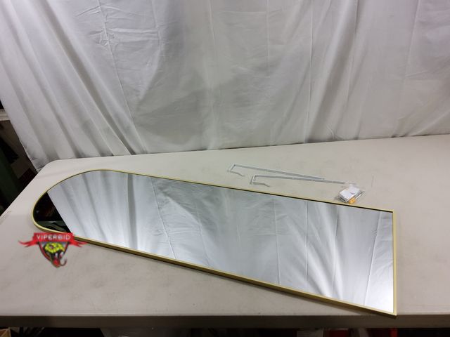 Lot 7-123716 - Over the door or wall mounted mirror. 13-3/4" X 47-3/8"H.
