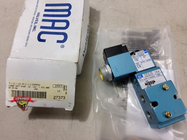 Lot 7-131094 - Mac Valve. #711C-12-PI-111AAAG.