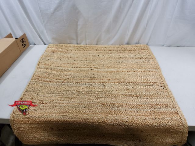 Lot 7-131102 - 36" X 36" Jute rug.