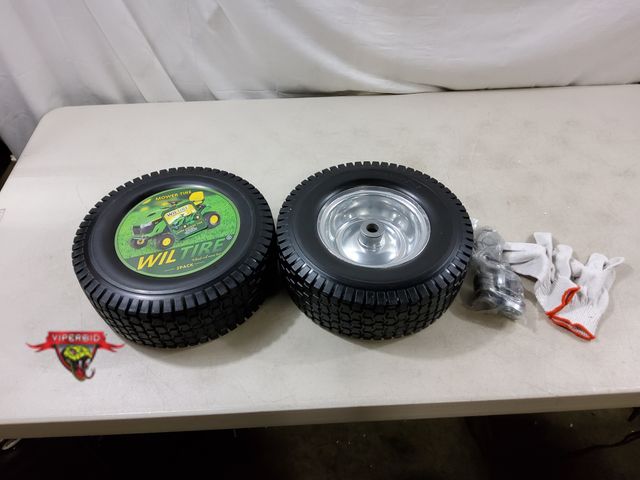 Lot 7-131113 - New! (2) Wiltire lawn mower wheels. 13 X 5.00-6.